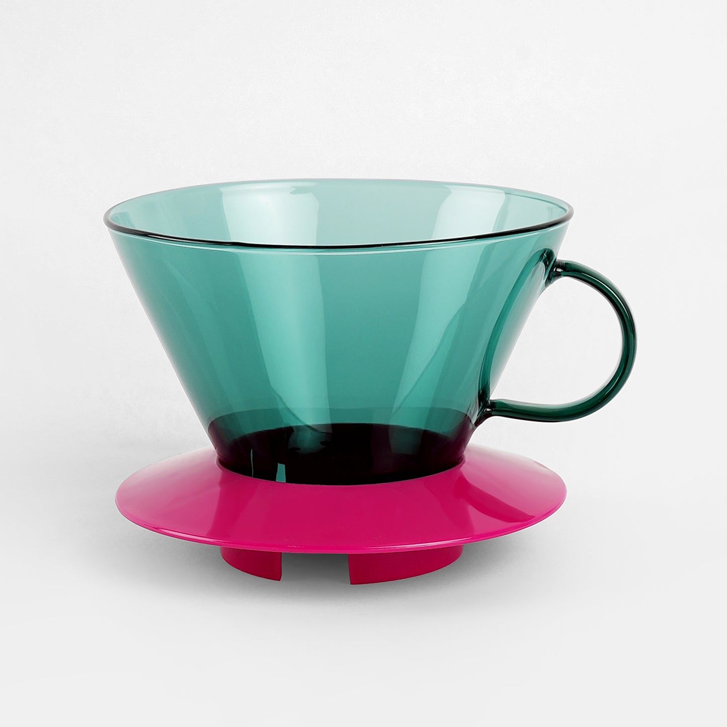 "EQUIBREW POUROVER" Flat Bottomed Pourover Brewing Set - Pink
