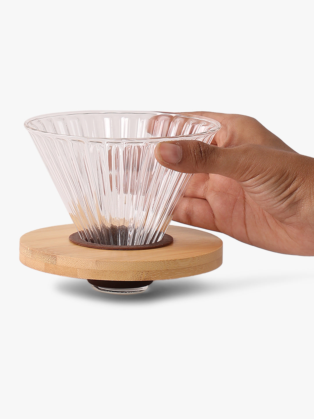 "THE BUBBLE" Glass Pot and Glass Dripper Pourover Set - 600 ML