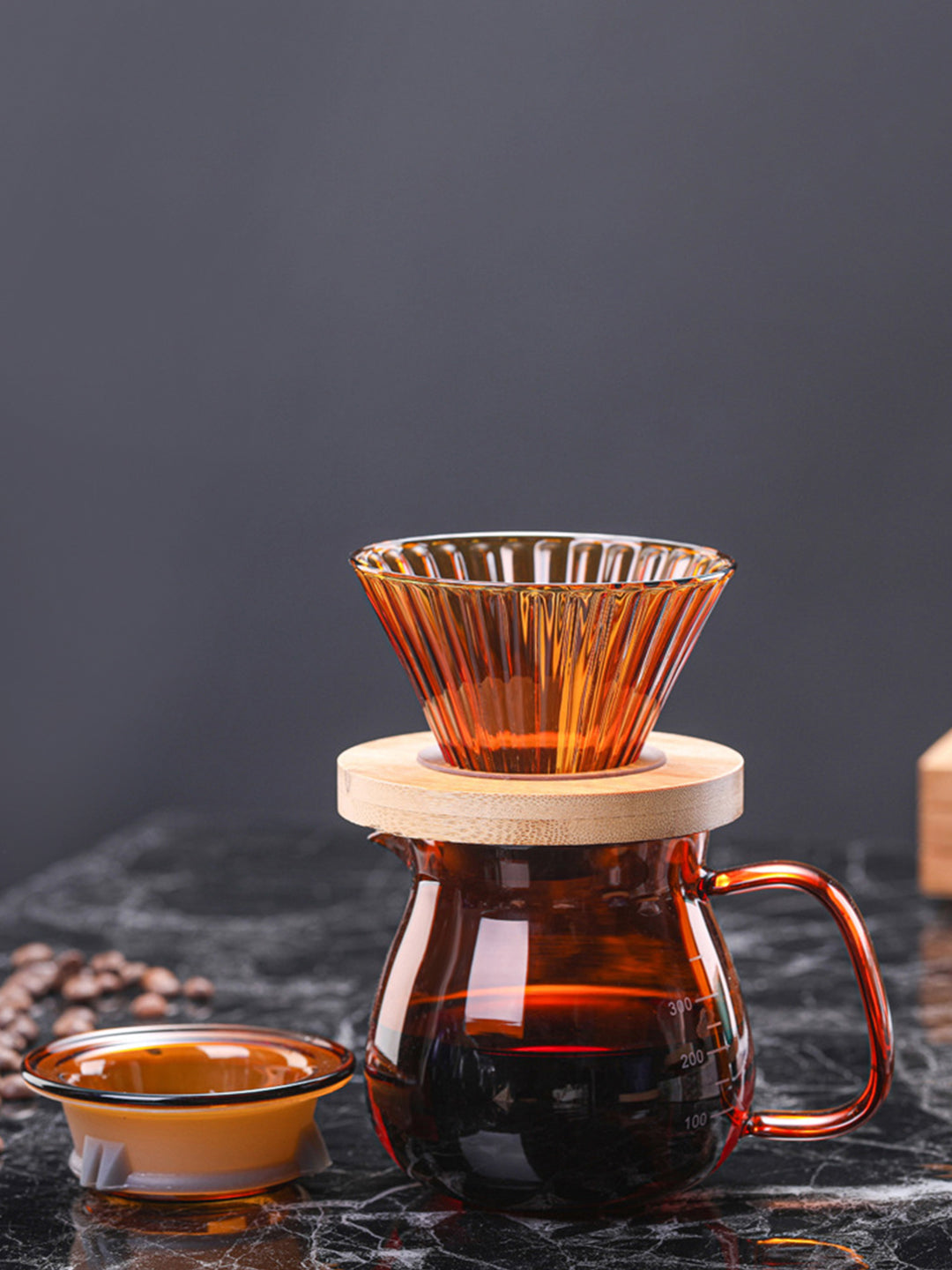 "THE DRIPPY" Glass Coffee Brewing Pot